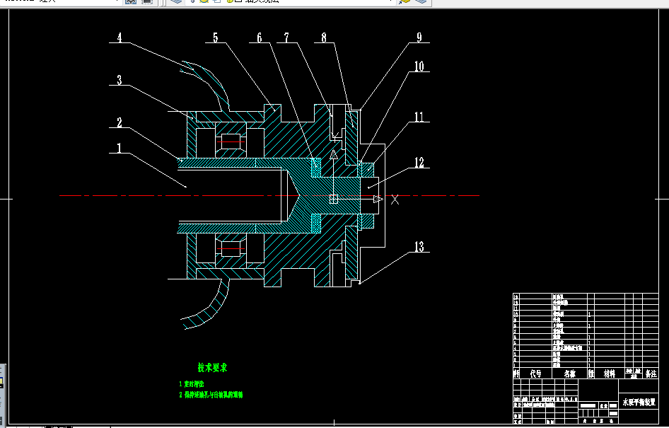 Z097-水泵平衡装置设计