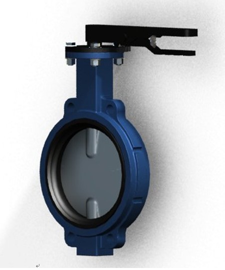 Z130-中线无销蝶阀的结构设计[含SW三维图]