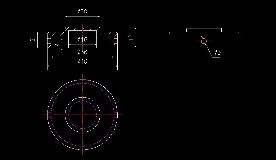 R861-Φ40×12电器盖注塑模具设计