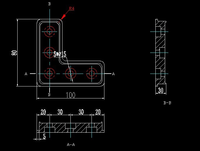 R863-80×100×30底座注塑模具设计