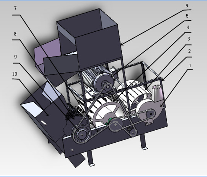 Z178-棉籽分离机设计[含SW三维图]