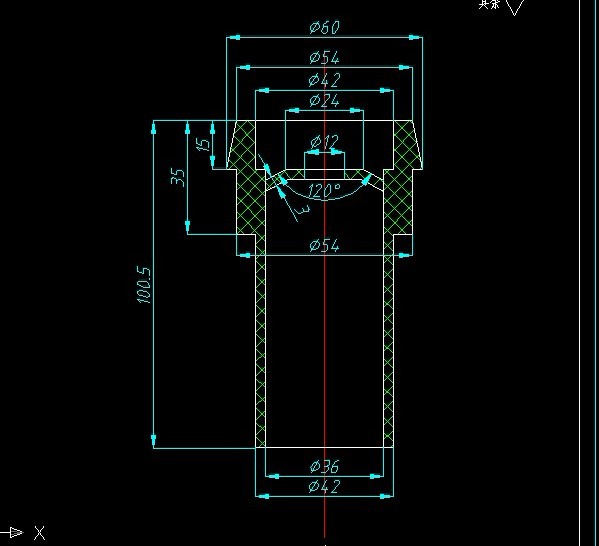 R864-φ60x100衬筒注塑模具设计