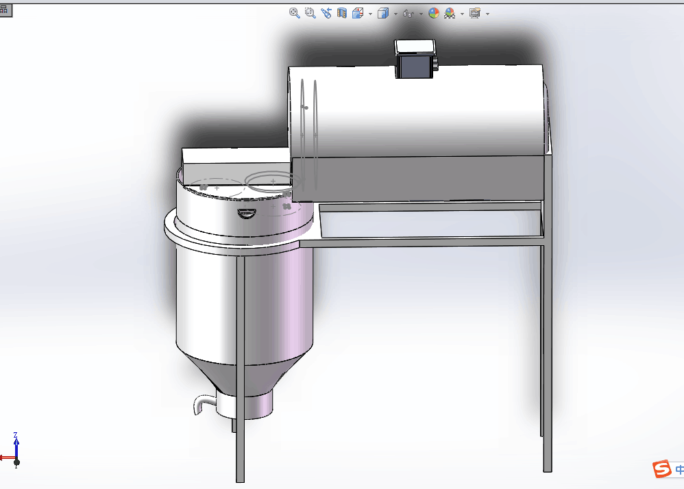 Z185-小型试验用水果取汁机的设计[含SW三维图]