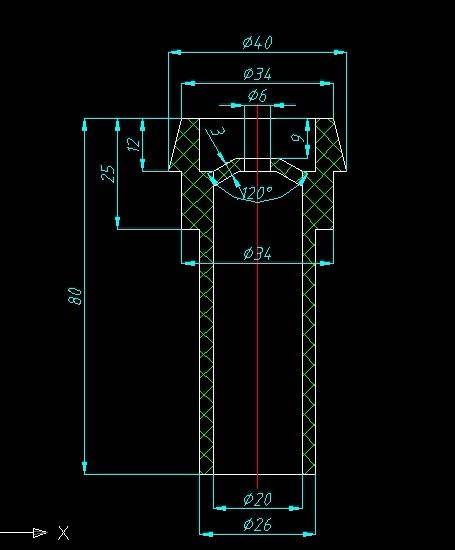 R866-φ40x80衬筒注塑模具设计