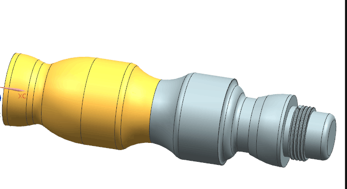 SC007-圆弧及锥面配合件的数控车削加工工艺及编程【含UG三维图】【两件套】