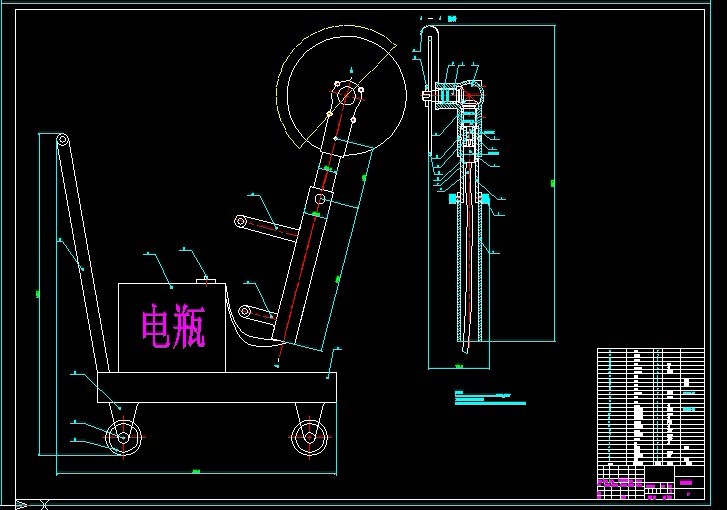 R936-便携式高枝动力剪切机的设计