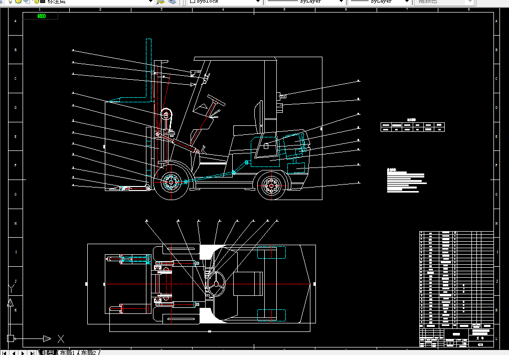 S028-10T叉车设计