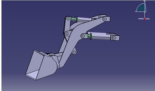 S045-ZL50轮式装载机工作装置设计[含Catia三维图]