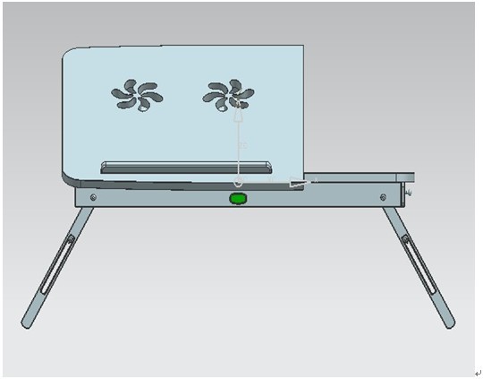 S090-“冬暖夏凉”电脑桌造型设计[含UG三维图]