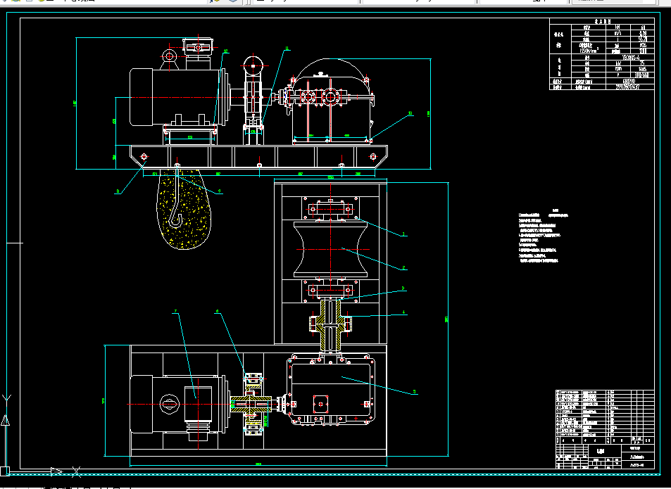S113-JWB-75型无极绳绞车设计