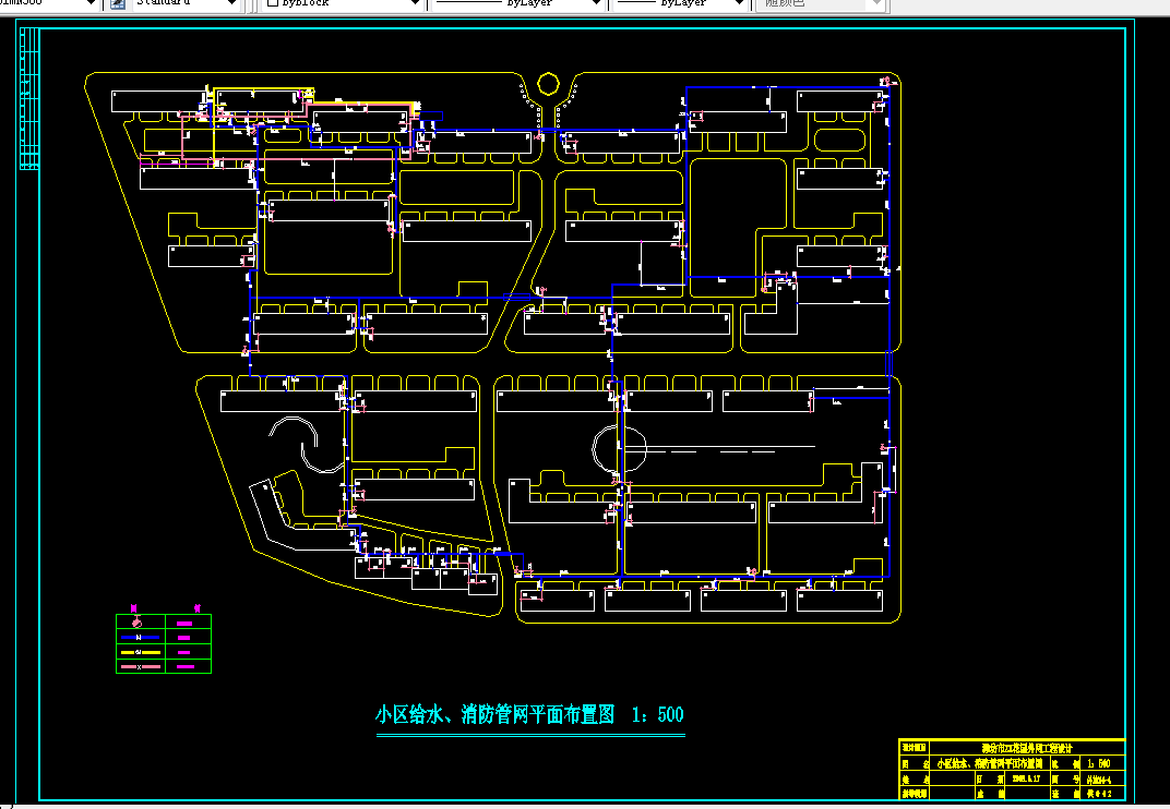 S181-潍坊市某花园小区外网工程设计