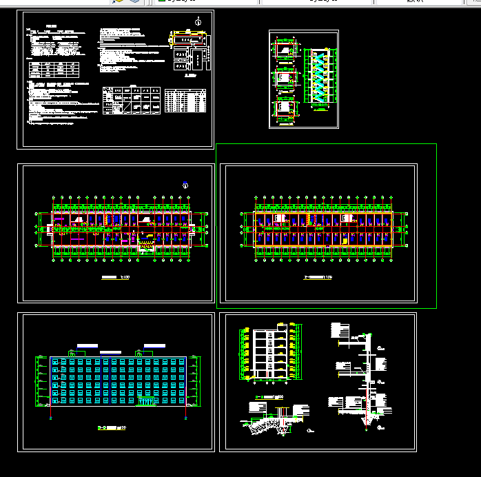 S182-长春某中学六层公寓宿舍楼设计【5045平米】