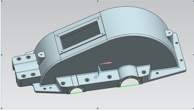 S390-二级圆锥减速器机盖仿真加工[含UG三维图]