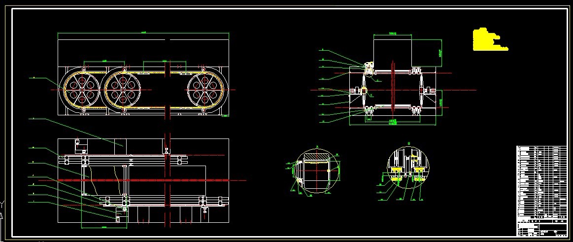 S440-不翻转链式载车系统支撑系统设计
