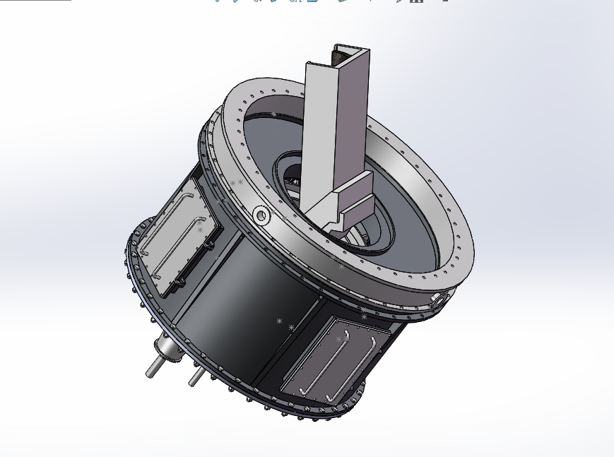 S453-高炉布料器的设计[含SW三维图]