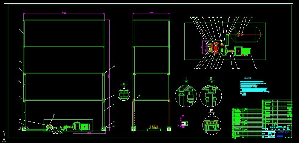 S476-三层液动式地下轿车库设计