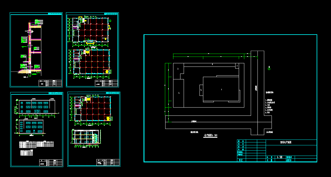 R498-哈尔滨市某三层钢框架百货大楼设计(2820平米)