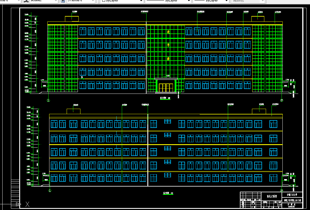 R503-五层中学教学楼设计（5627平米）