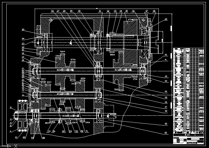 S521-X62W万能卧式升降台铣床设计