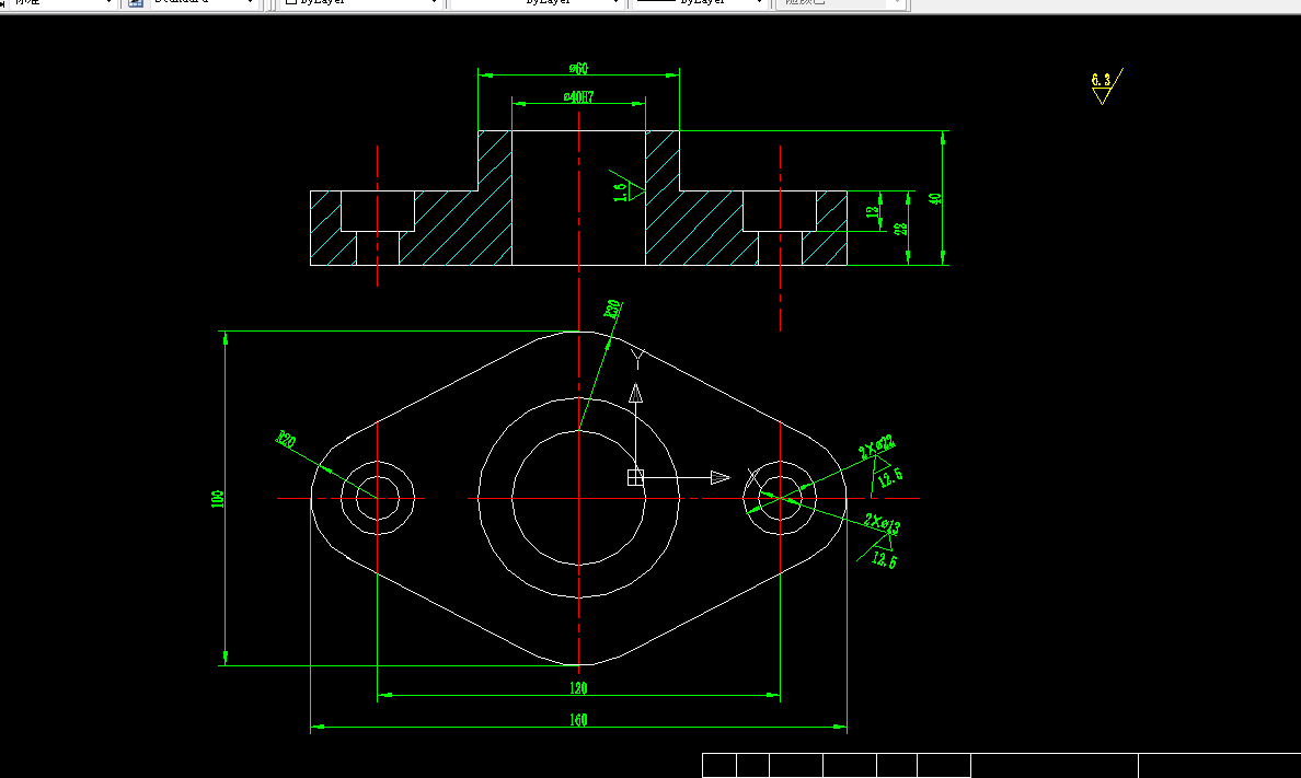 S585-通用底座零件的工艺规程及钻Φ40孔夹具设计