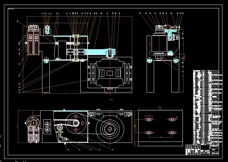 S631-管材折弯机结构设计