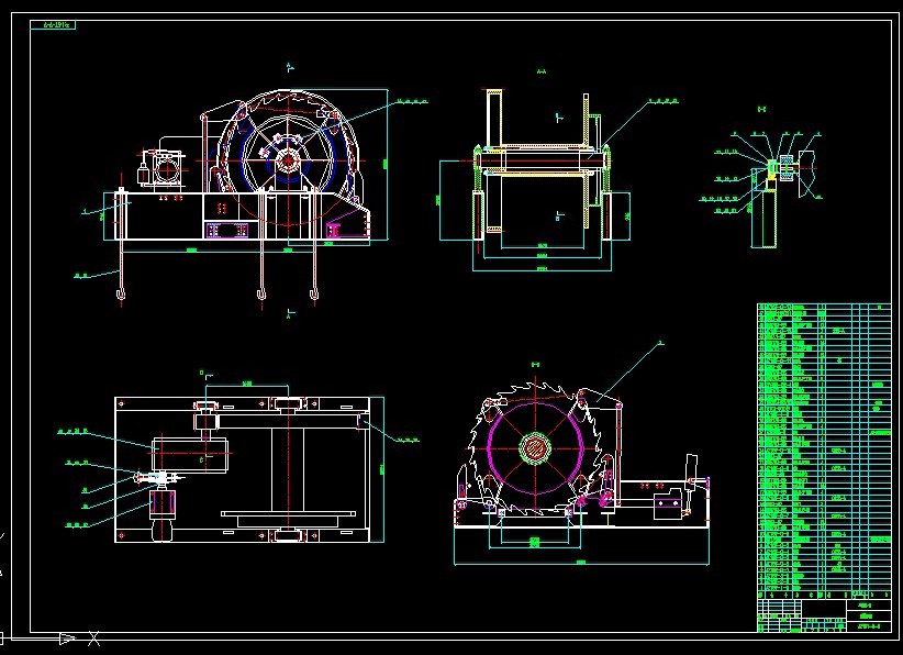 S660-JZ16T型凿井绞车设计
