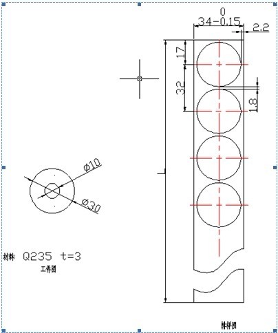 S674-垫片复合模的设计-外径30