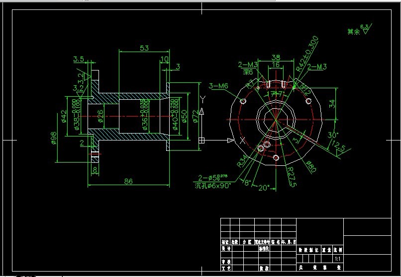 S743-线圈铁芯加工工艺规程及3-M6孔夹具设计