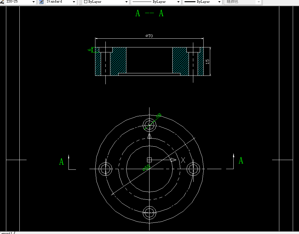 R548机械制造装备设计课程设计-圆形压板钻4-10孔夹具设计