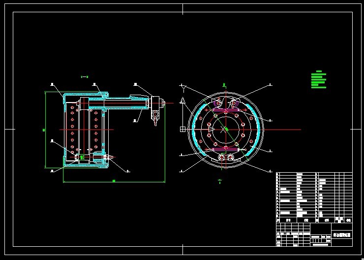 S872-重型货车气压制动系统结构设计