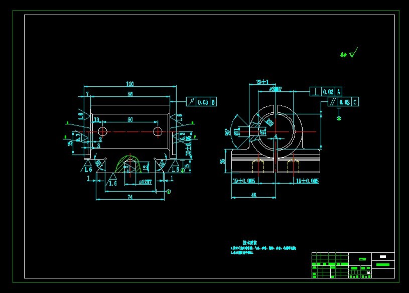 S898-对合螺母座工艺及铣E面夹具设计