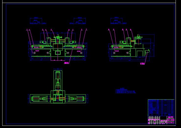 S906-R180柴油机气缸体三面钻削组合机床总体及后主轴箱设计
