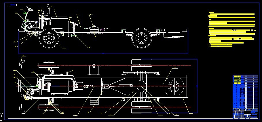 S936-HKD1030柴油动力货车总体设计