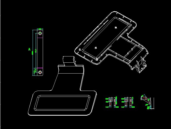 S978-液晶显示器配件注塑模具设计