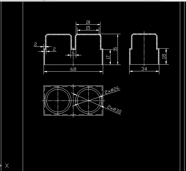S989-双盖注塑模具设计