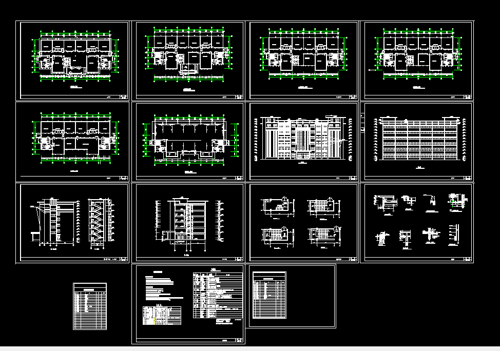 T006-绍兴某公司六层办公楼建筑设计
