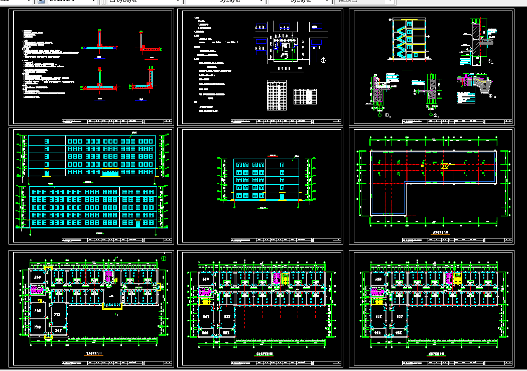 T071-某市五层学生公寓楼设计-5200平米