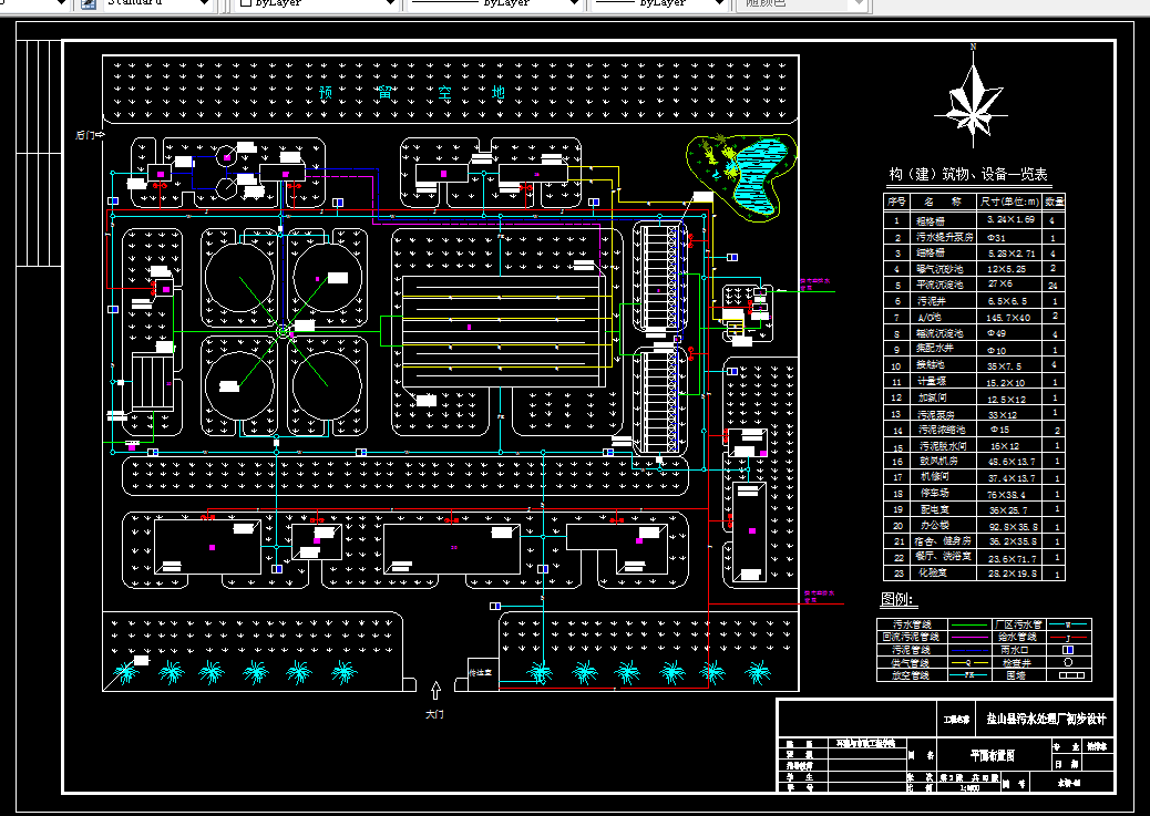 T143-某县污水处理厂初步设计