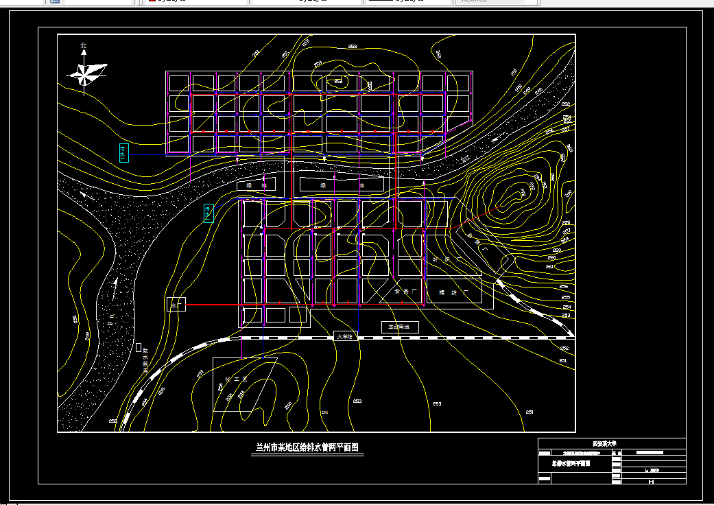 T145-兰州某地区给排水管网设计