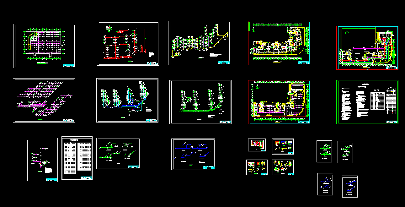 T147-成都市某高层小区给排水设计