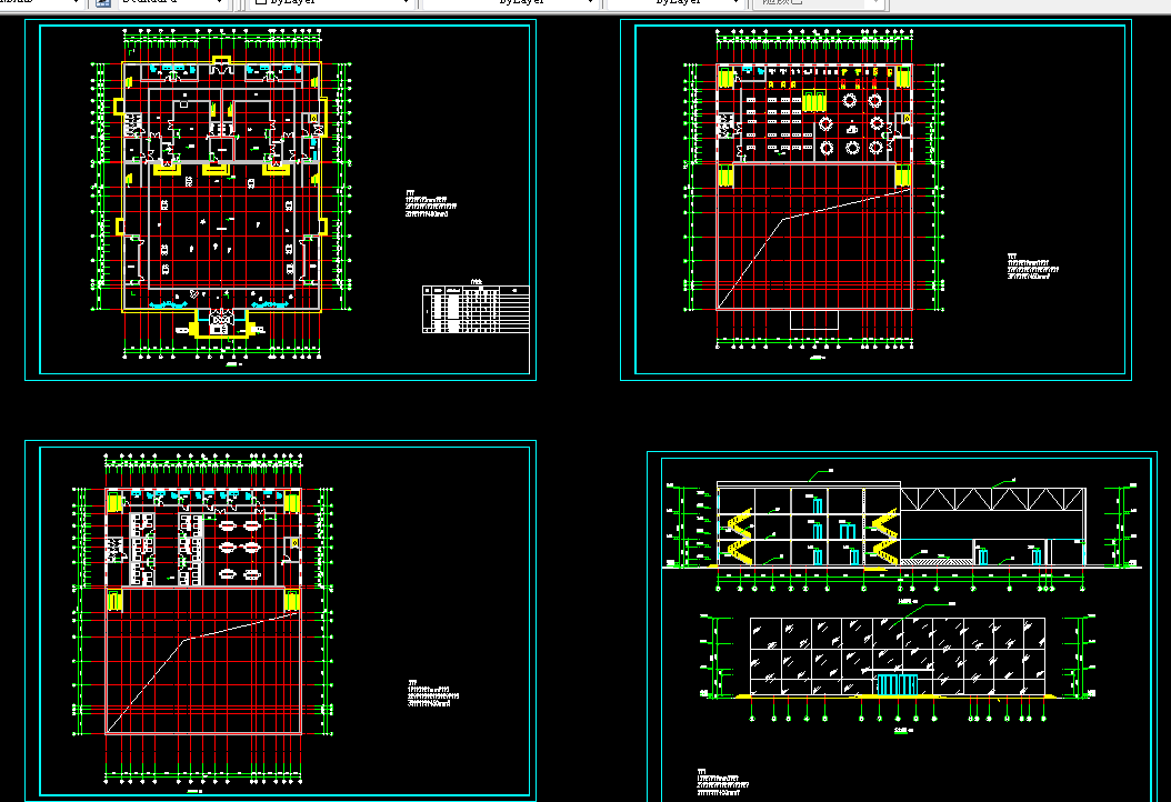T172-大庆市某休闲娱乐休闲中心网架设计