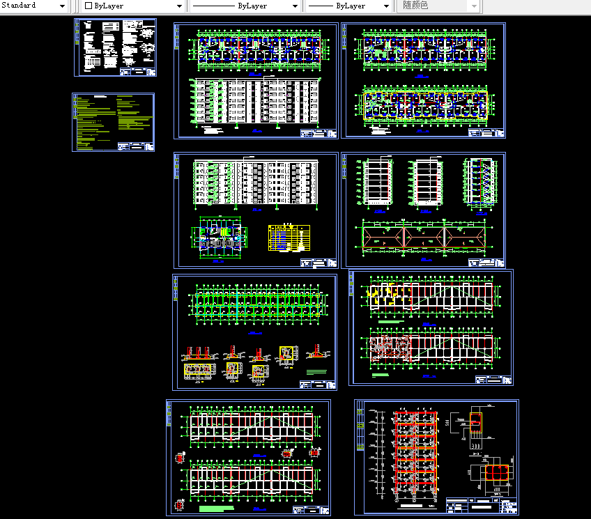 T200-某小区七层单元住宅楼设计4300平米