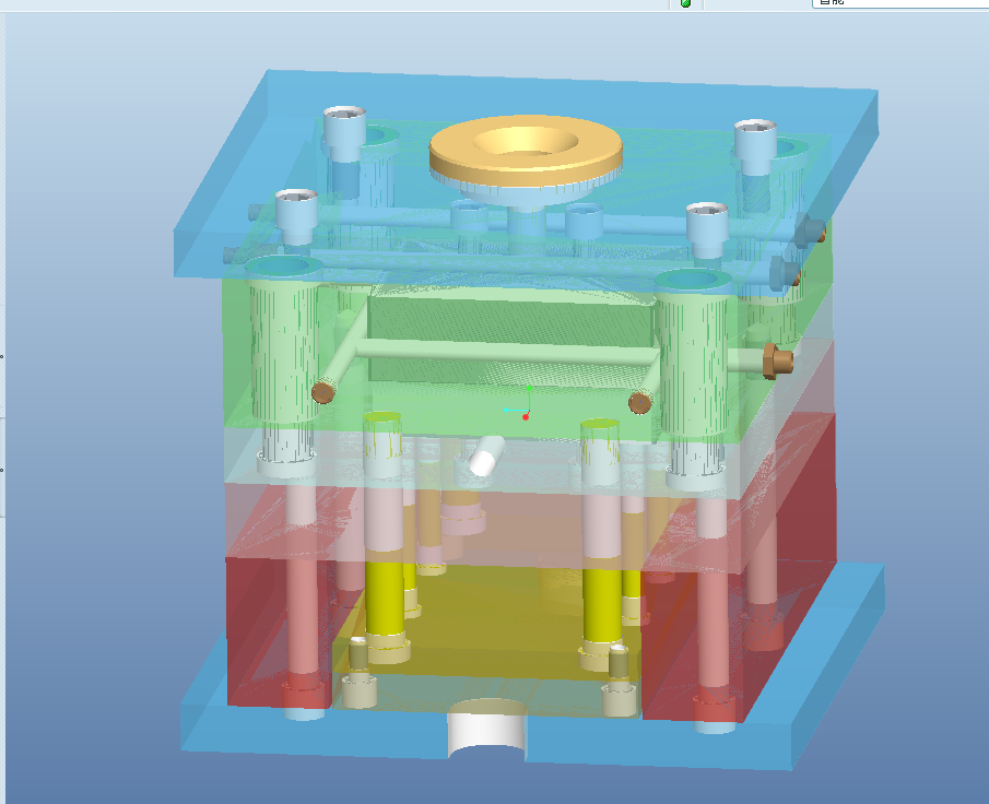 T285-数码相机面壳注塑模具设计[含Proe三维图]