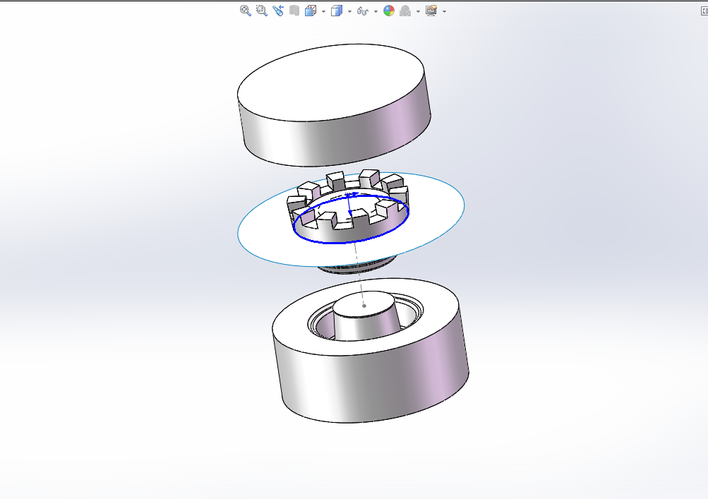 T299-汽车离合器精密锻压模具设计[含SW三维图]