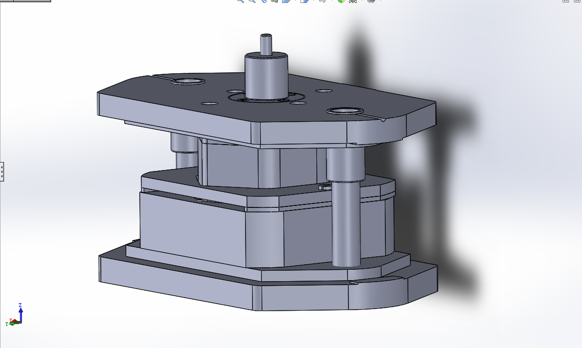 T302-非旋转体对称冲压件成型复合模具设计及三维造型[含SW三维图]
