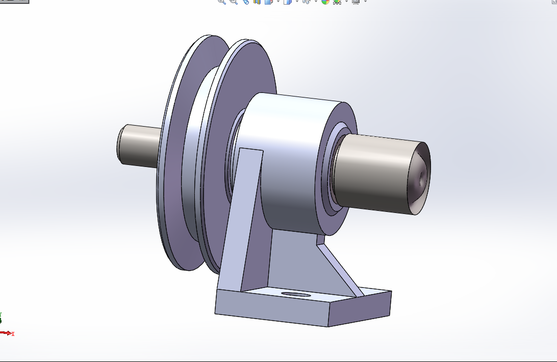 T469-基于Solidworks的轴承架三维模拟仿真[含SW三维图]