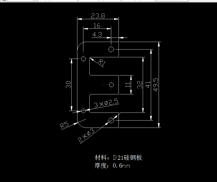 T503-硅钢片的模具设计-长49.5