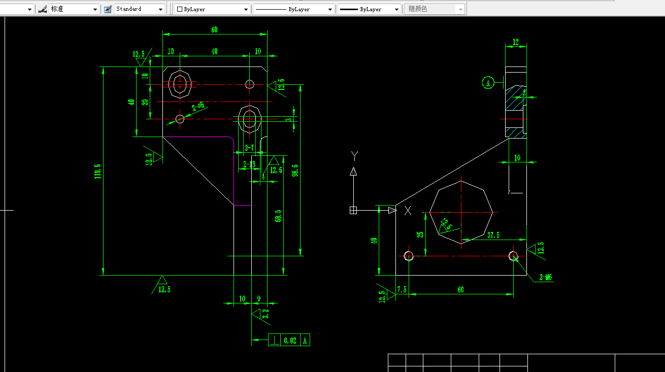 R612-极限开关座的工艺规程及钻2-M6孔夹具设计
