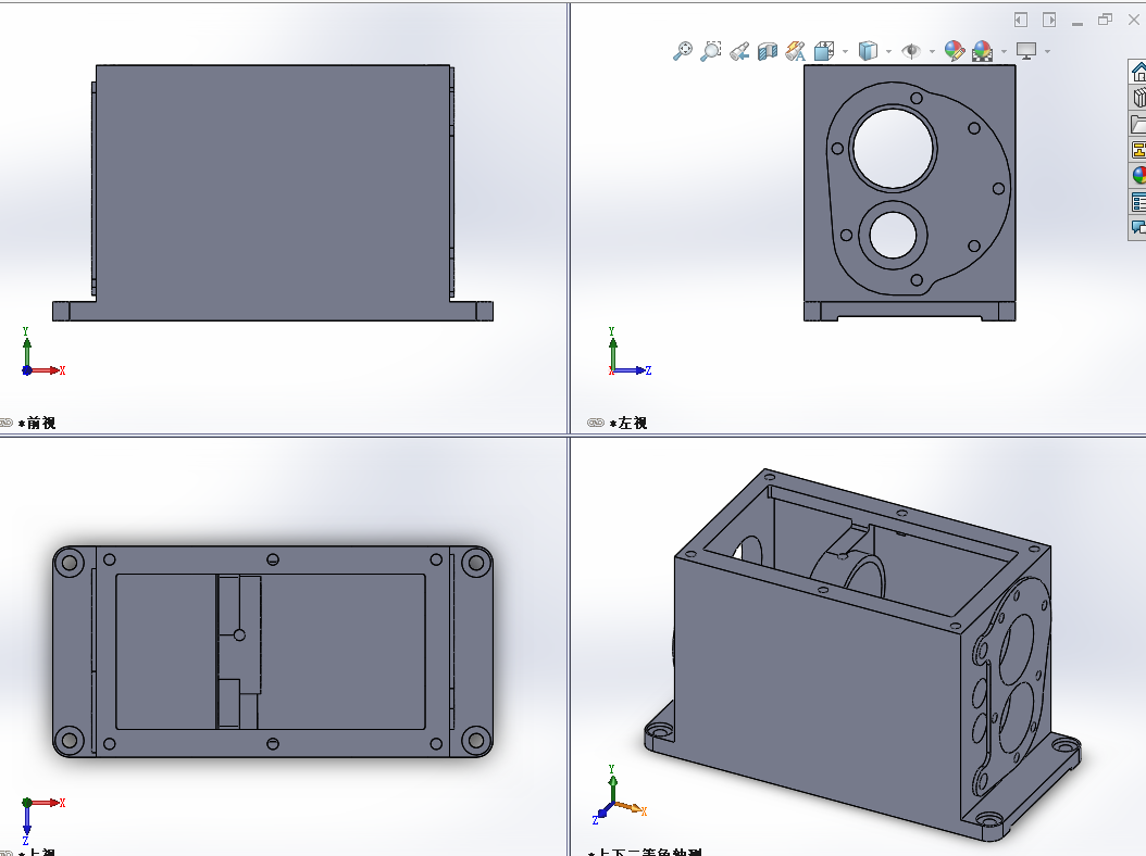 W436E-汽车变速箱箱体零件的加工工艺规程及专用夹具设计【SW三维零件图】