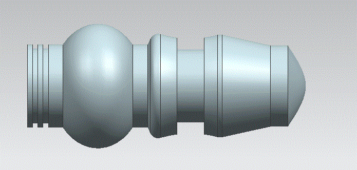 SC378-典型抛物线轴零件的数控车削加工工艺及编程UG三维-长267.25